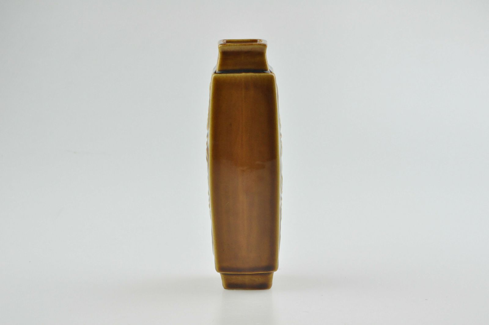 Ditmar Urbach Brown Ceramic Vase, Porcelain Vase, Pottery Vase, Retro Vase, Ditmar Urbach, Modernist Vase, Mid Century Vase, Ceramic Vase photo for sale