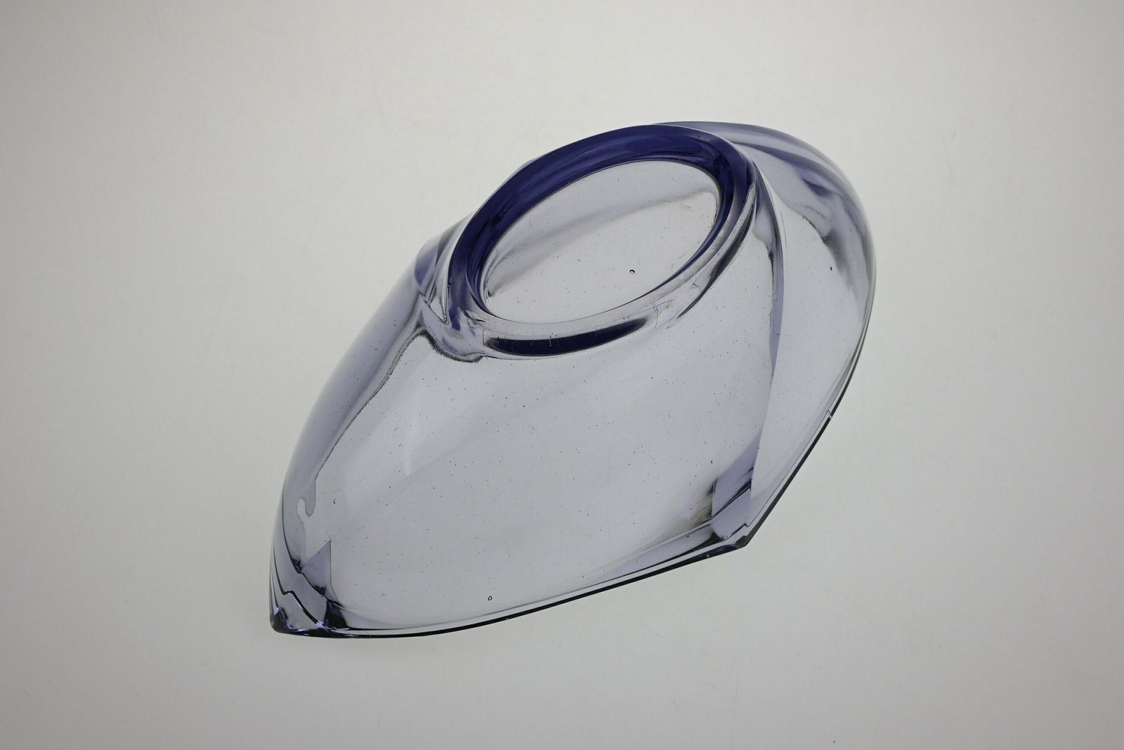 Frantisek Peceny Pressed Glass Bowl, Hermanova Hut Glass Bowl, Vintage Glass Bowl, Glass Bowl, Czech Glass, Czech Glass Bowl, Vintage Glass photo vintage