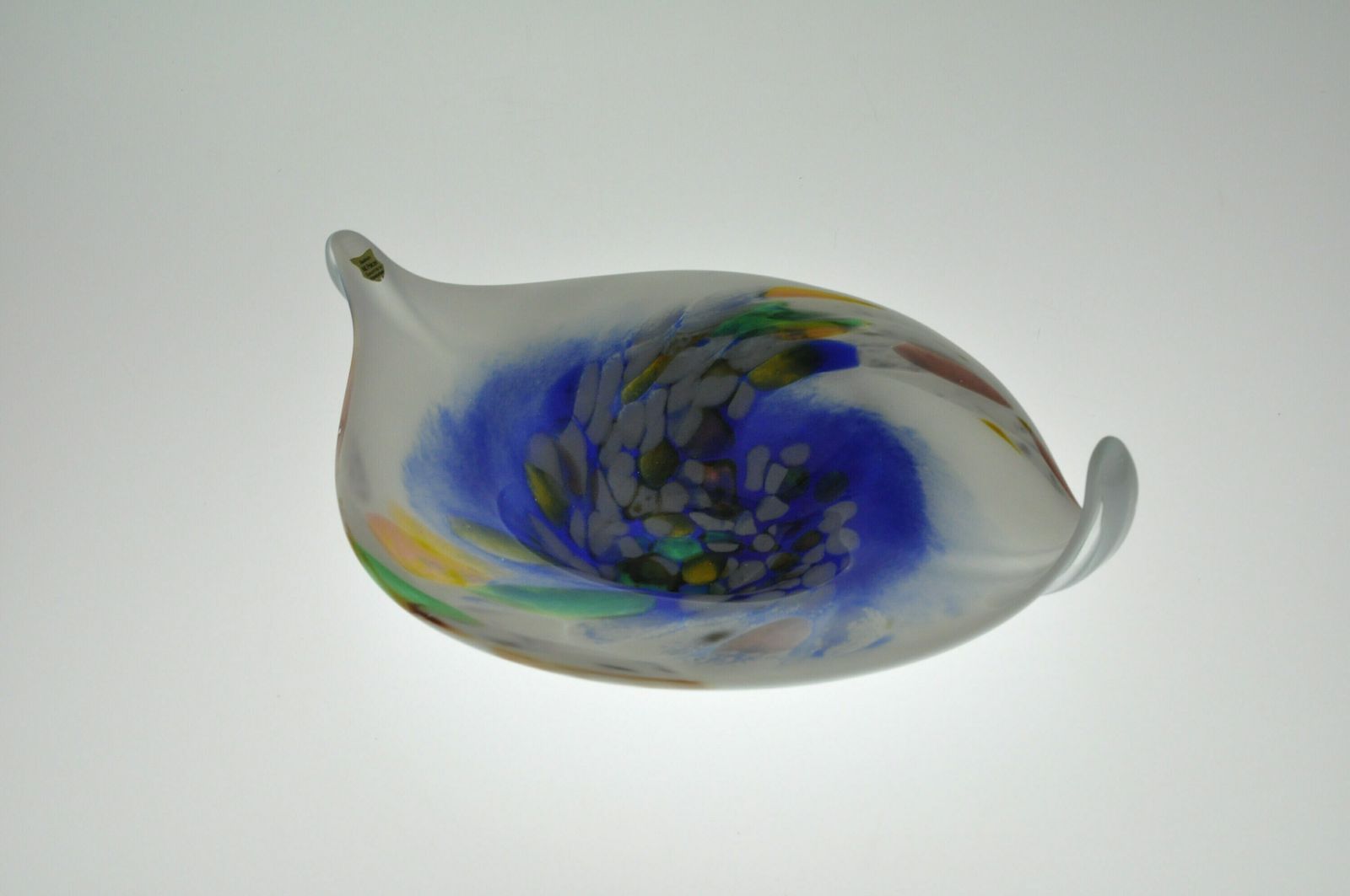 Duitse Glazen Schaal, Handgemaakt Glas, Vintage Schaal, Kunstglas, Duits Kunstglas photo furniture