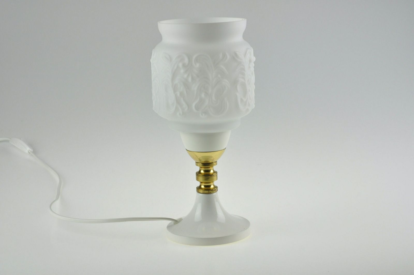 Mid Century Nachtkastlamp, Mid Century Tafellamp, Bureaulamp, Nachtkastlamp, Witte Lamp