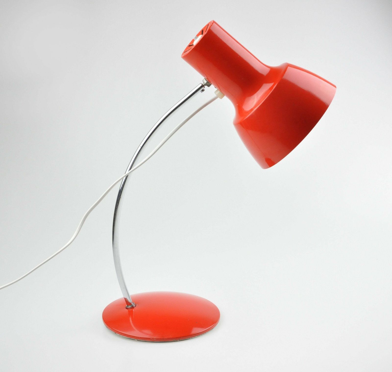 Desk Lamp, Mid Century Lamp, Industrial Desk Lamp, Industrial Lamp, Architect Lamp, Mid Century Lighting, Mid Century Light, Hurka, Napako photo vintage