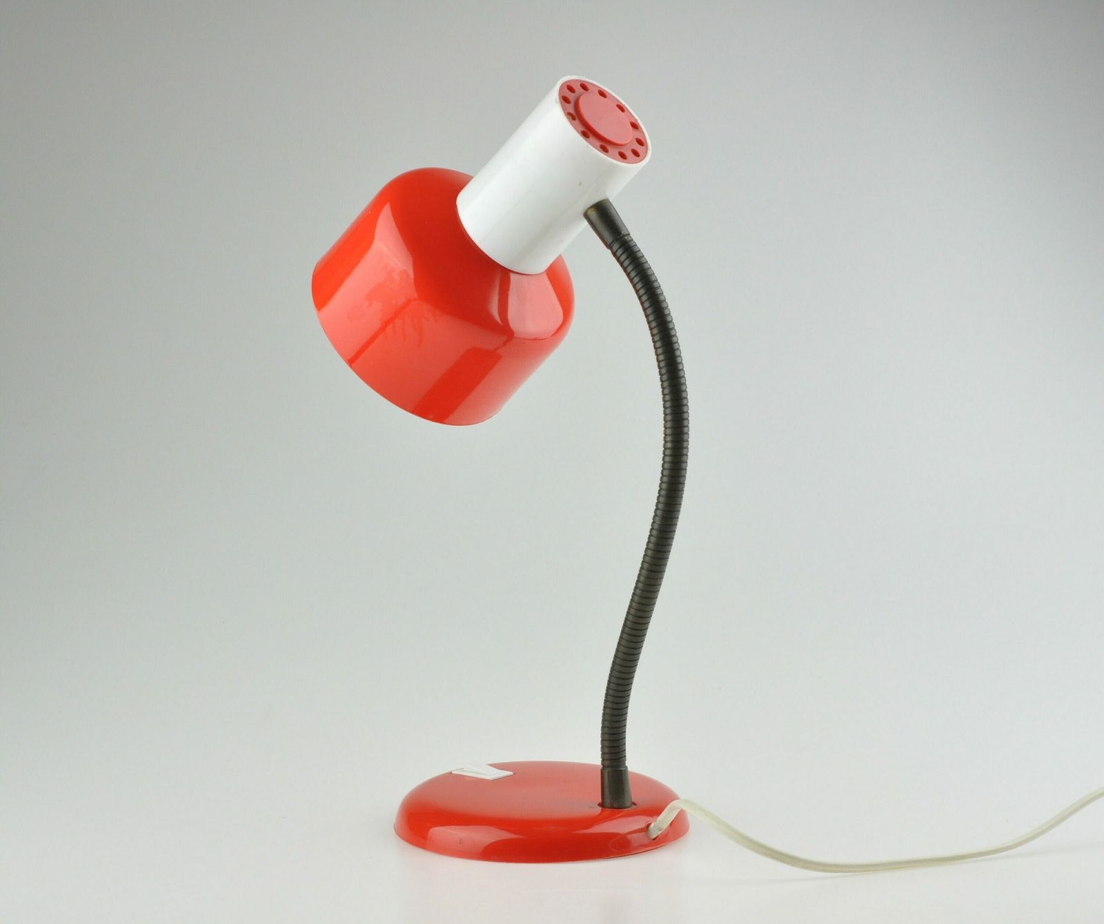 Mid Century Desk Lamp, Metal Lamp, Desk Metal Lamp, Table Lamp, Desk Lamp, Bedside Lamp, Mid Century Lamp, Red Lamp, Table Light photo 93.0