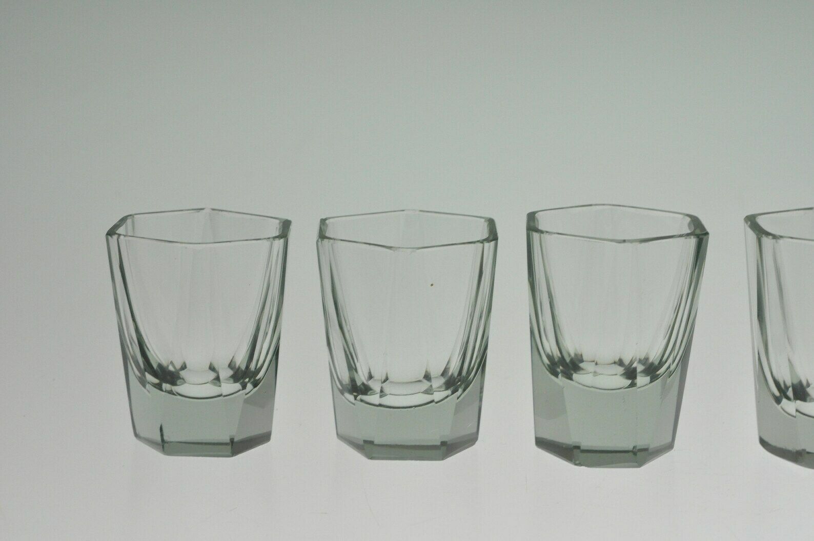 Set Van 6 Glazen, Shotglas, Shotglazen, Tsjechisch Glas, Vintage Glas photo 93.0