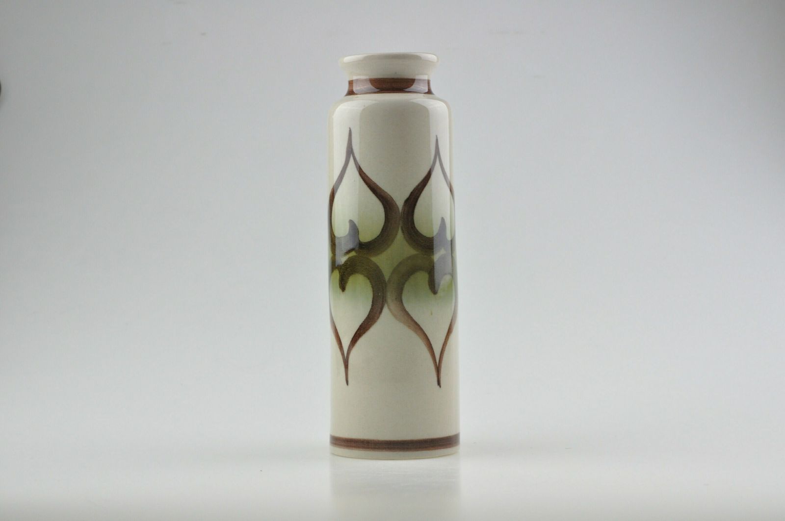 Ditmar Urbach Beige Keramische Vaas, Porseleinen Vaas, Aardewerk Vaas, Retro Vaas, Ditmar Urbach, Modernistische Vaas, Mid Century Vaas, Keramische Vaas photo for sale