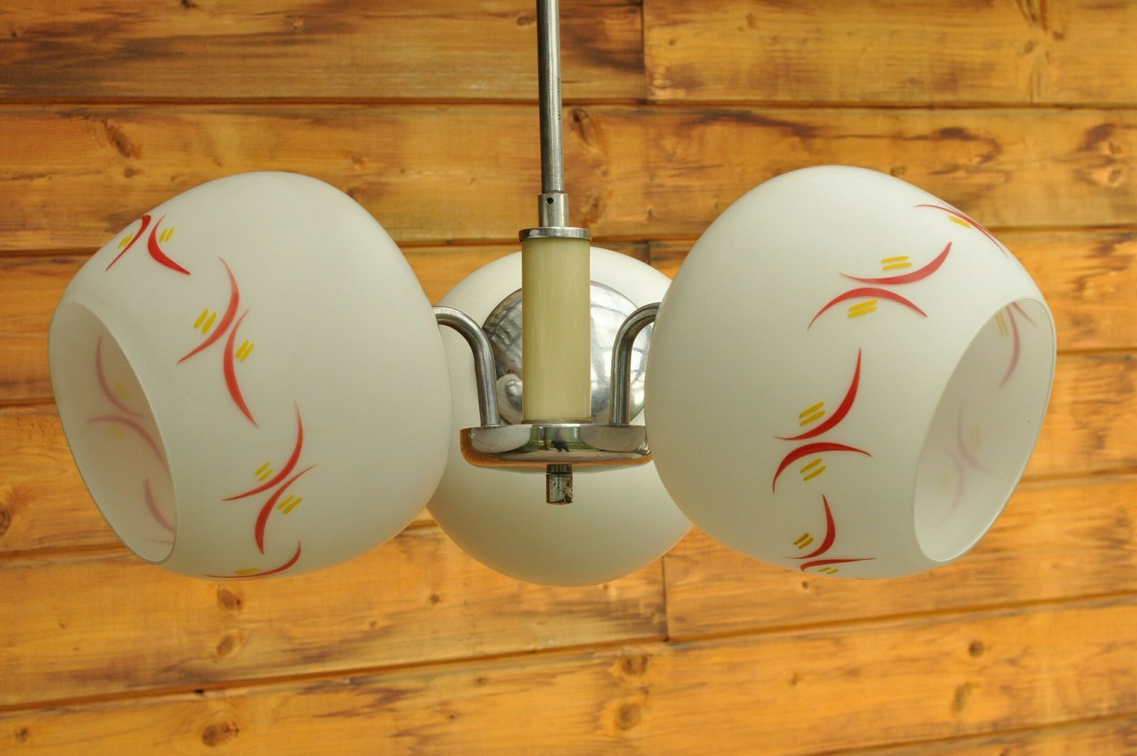Art Deco Lamp, Chrome Lamp, Chrome Light, Art Deco Chrome And Bakelite Ceiling Lamp, Chrome Lighting, Art Deco Ceiling Light, Art Deco photo furniture