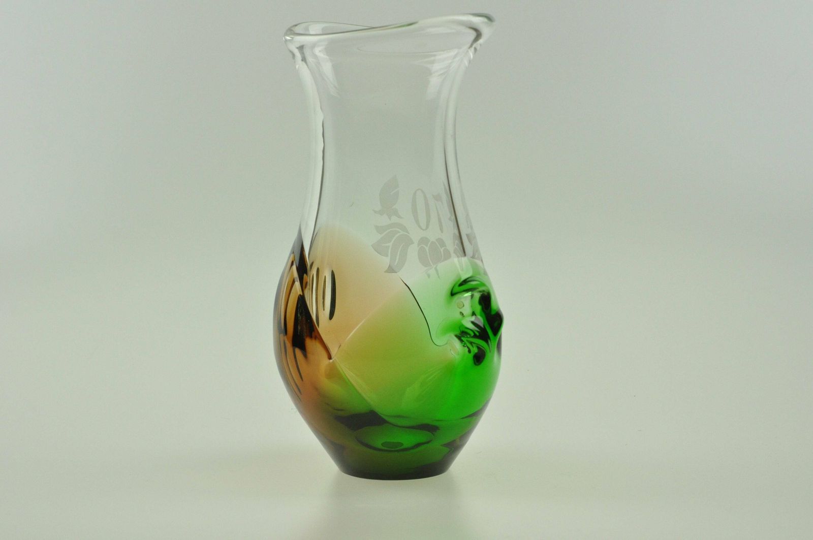 Ladislav Palecek Skrdlovice Glazen Vaas, 70e Verjaardag, Verjaardagscadeau, Cadeau Voor Moeder, Kunstglas Vaas, Tsjechische Vaas, Handgemaakt photo buy