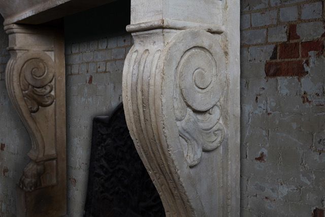 Original Late 18th Century Italian Stone Surround photo for sale