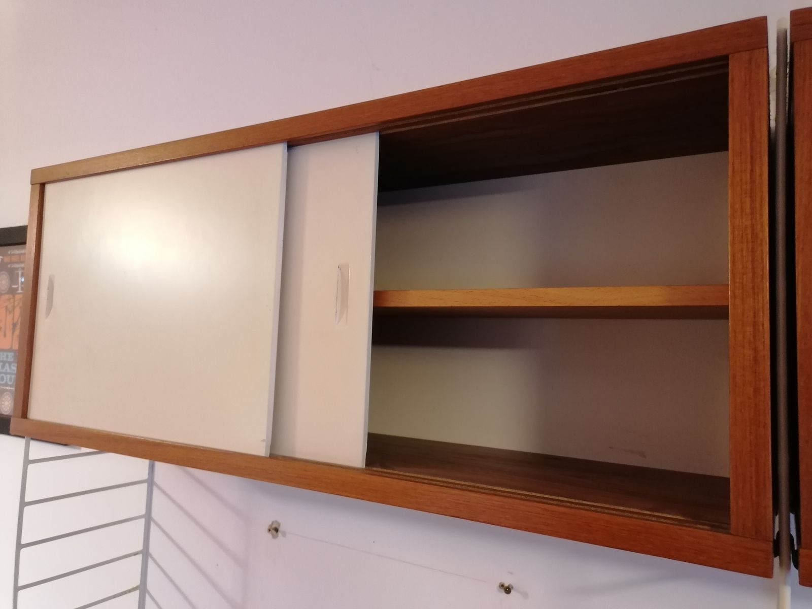 Nils Strinning String Modular Wall Mounted Shelving System. 1967. photo vinterior