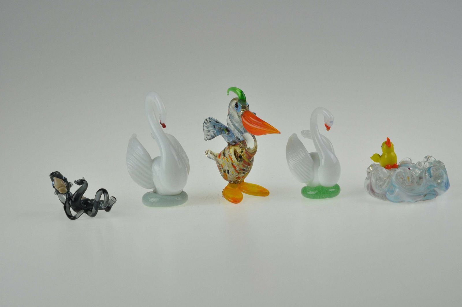 Vintage Glass Animal Figurines, Glass Animals, Vintage Glass Figurines, Handmade Glass Figurines, Miniature Glass Figurines, Czech Glass photo Art