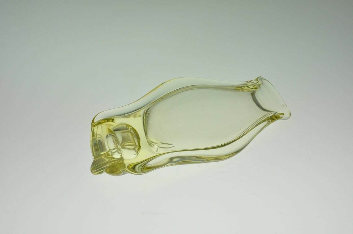 photo furniture Miroslav Klinger Zbs Glass Vase, Midcentury Glass Art, Bohemian Glassware, Handcrafted Masterpiece, Artistic Home Decor, Mid Century Vase