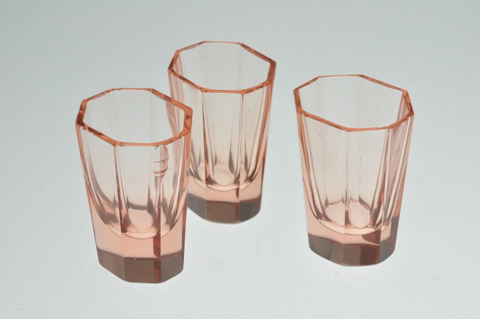 Bohemian Glass Decanter Set, Czech Decanter, Decanter Set, Crystal Decanter, Glass Decanter, Antique Decanter Set, Decanter Set, Art Deco photo vinterior