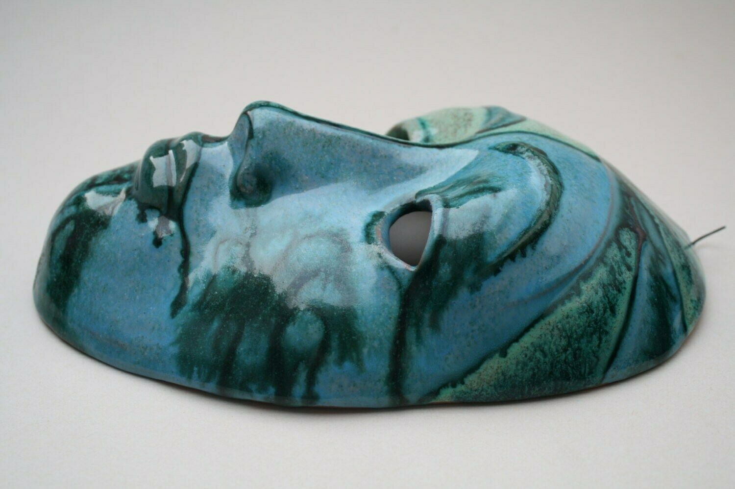 Very Rare Italian Skk Schiavon Ceramic Mask photo for sale
