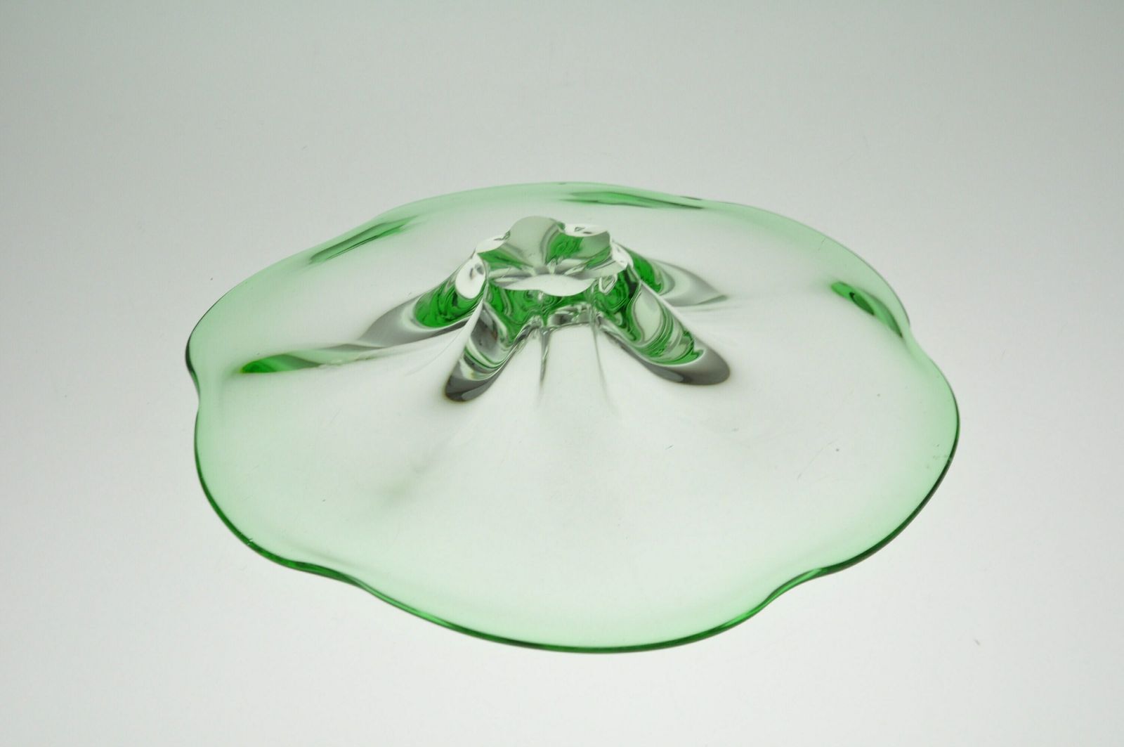 Josef Hospodka Chribska Glass Bowl, Bohemian Glass, Bohemian Art Glass, Blown Glass, Blown Glass Bowl, Glass Handmade Bowl, Art Glass Bowl photo buy