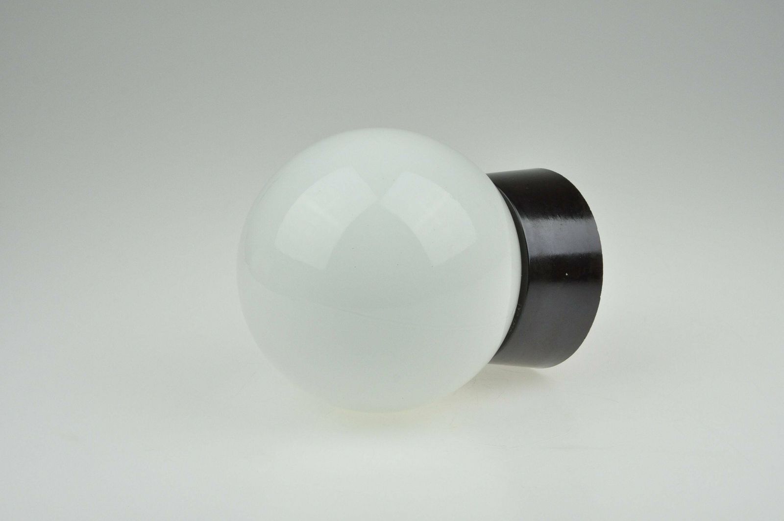 Bauhaus Bakelite Bauhaus,  Glass Globe Lamp,  Wall Light, Mid Century Lamp, Vintage  Lighting photo 73.0