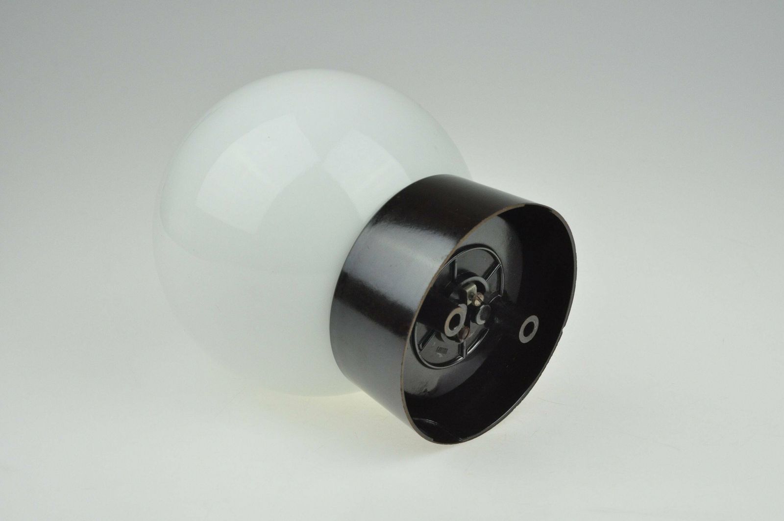 Bauhaus Bakelite Bauhaus,  Glass Globe Lamp,  Wall Light, Mid Century Lamp, Vintage  Lighting photo vinterior