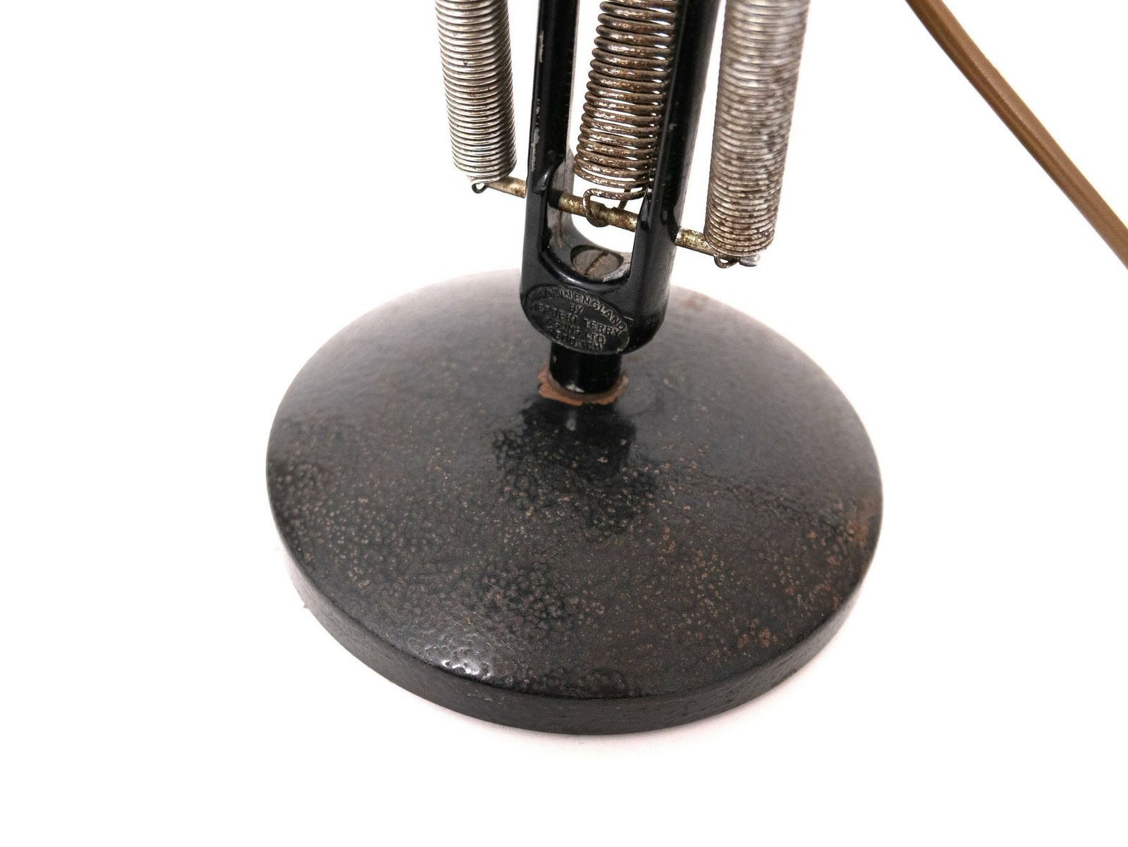 Black Vintage Mid Century Angle Poise Desk Lamp / Office Lamp By Herbert Terry, 1960's: Stylish Illumination For Home Decor photo vintage