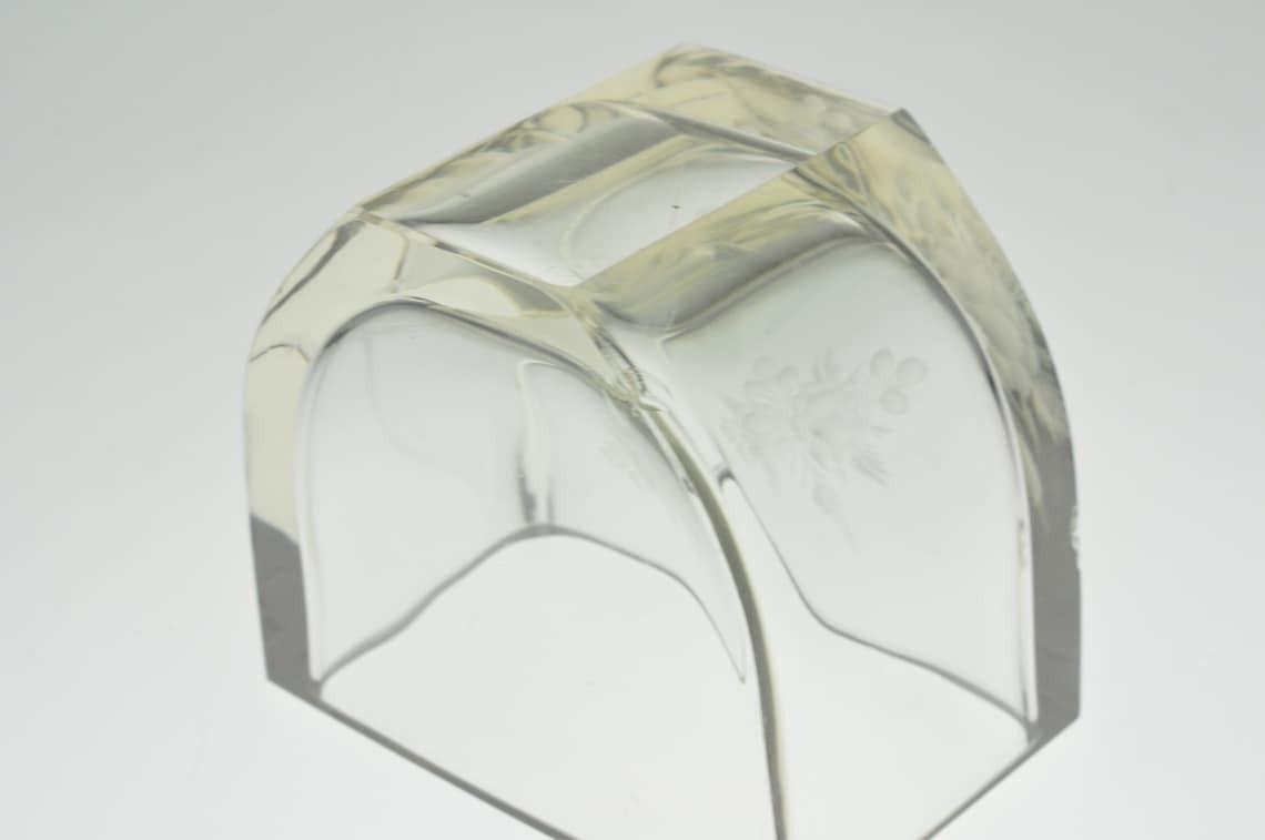 Moser Glazen Vaas, Moser Glas, Moser Vaas, Vintage Vaas, Antieke Vaas, Antieke Vazen, Vintage Glazen Vaas, Art Glass Vaas photo buy