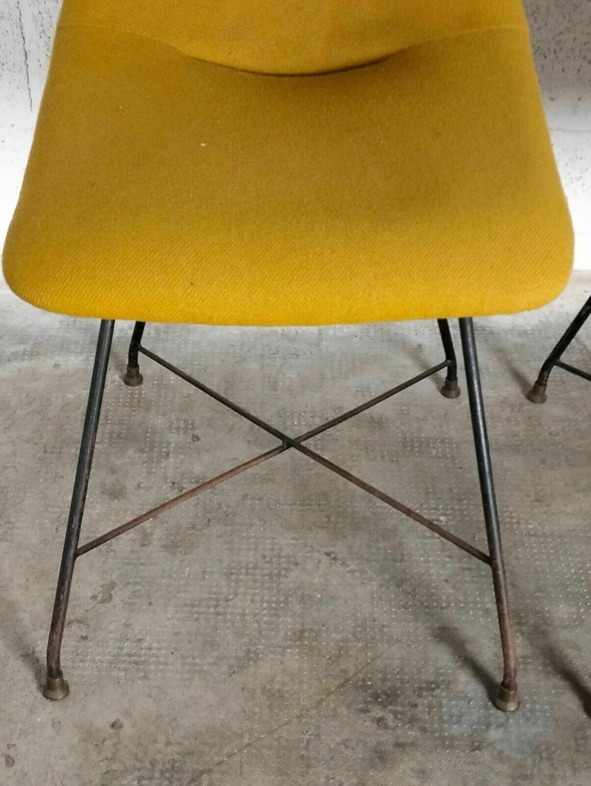 Furniture Set Of 2 Aster Chairs By Augusto Bozzi For Saporiti   '50'60 photo