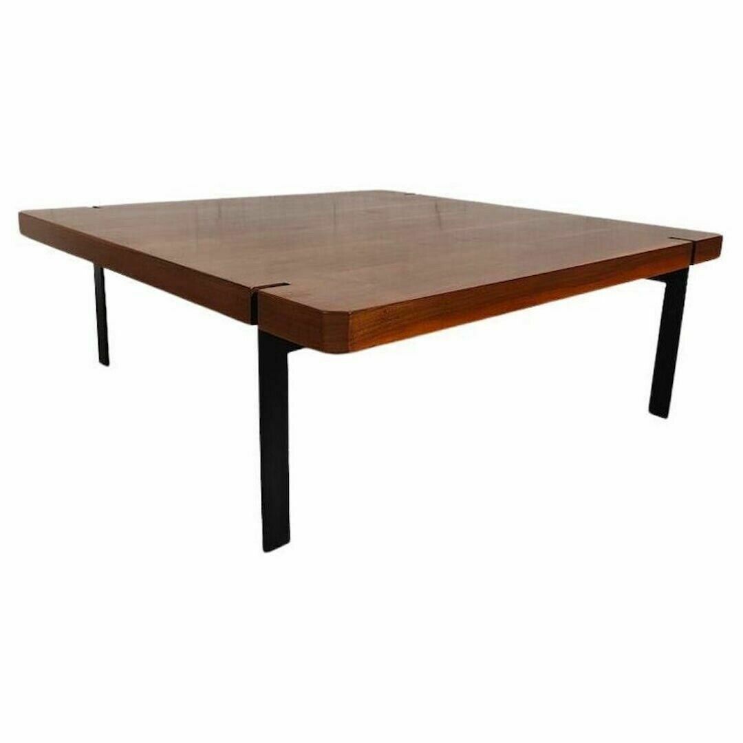 Wooden Coffee Table T906 By Gastone Rinaldi For Rima 60s