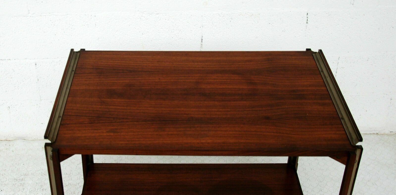 Ico Parisi For Stildomus, 60s Wooden Trolley Cart photo vinterior