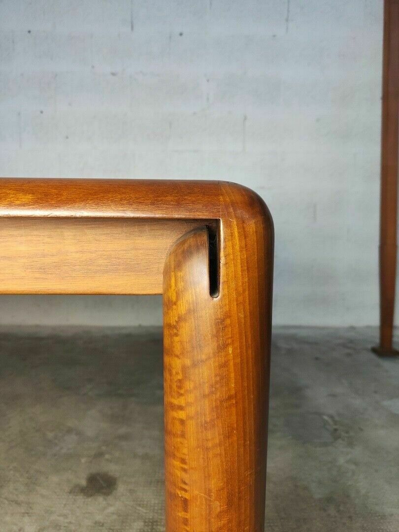 photo vintage Square Walnut Table Model 781 By Vico Magistretti For Cassina 60s,70s