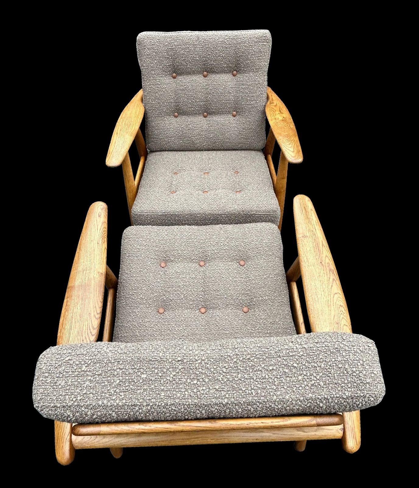 Pair Of Model Ge 240 Cigar Chairs By Hans J Wegner For Getama photo Furniture