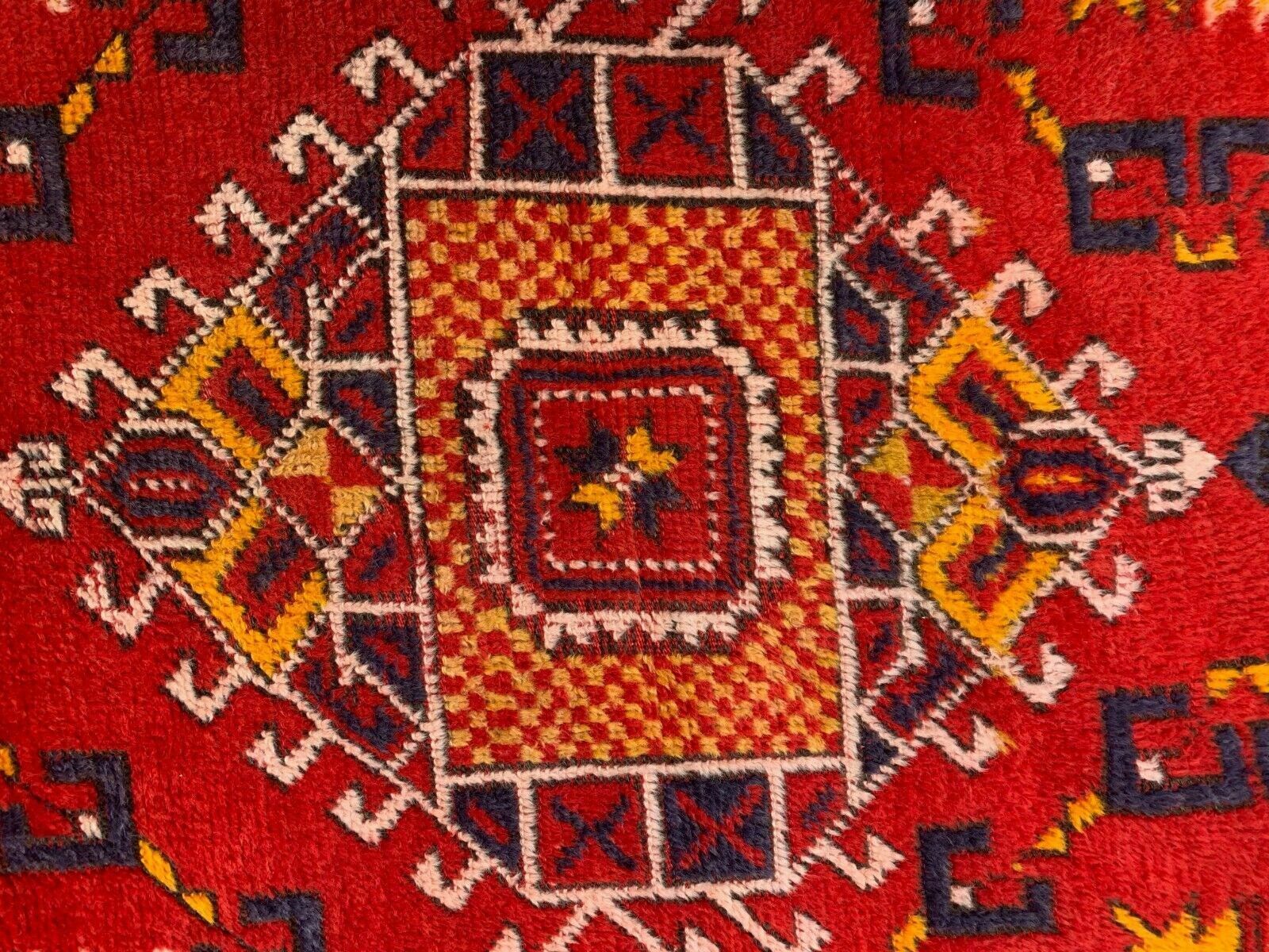 Vintage Western Turkish Rug Oriental 192x127 Cm Tribal Medium Carpet, photo vintage