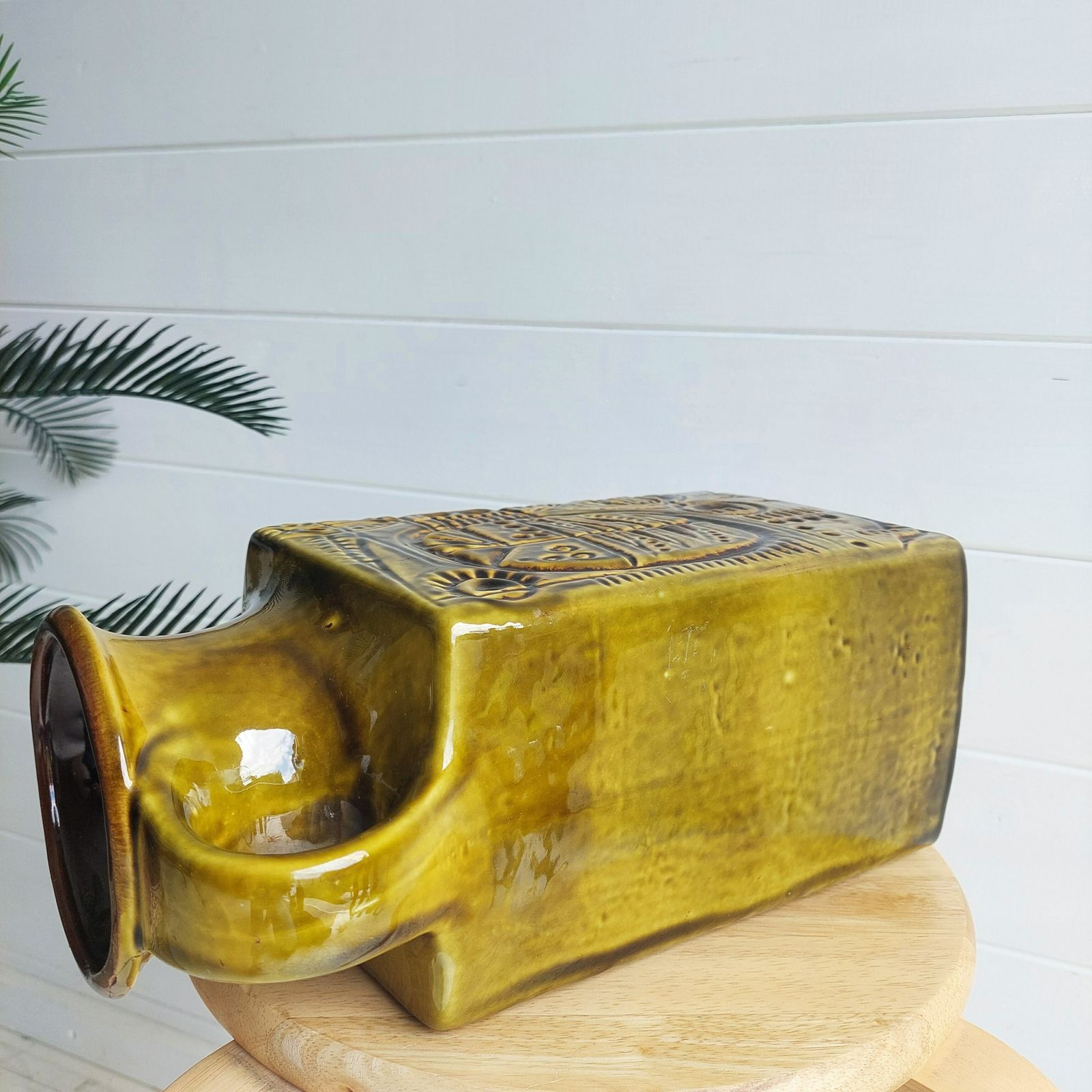 Carstens Ceramic Vase Prehistoric Model 7151 30 Design By Gerda Heuckeroth West Germany Pottery 70s photo buy
