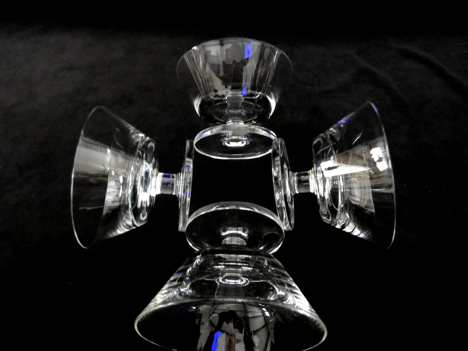Vintage Peill Germany Champagne Glasses , Lead Crystal Champagne Coupes, Mid Century Peill And Putzler, German Crystal Ice Cream Bowls photo buy