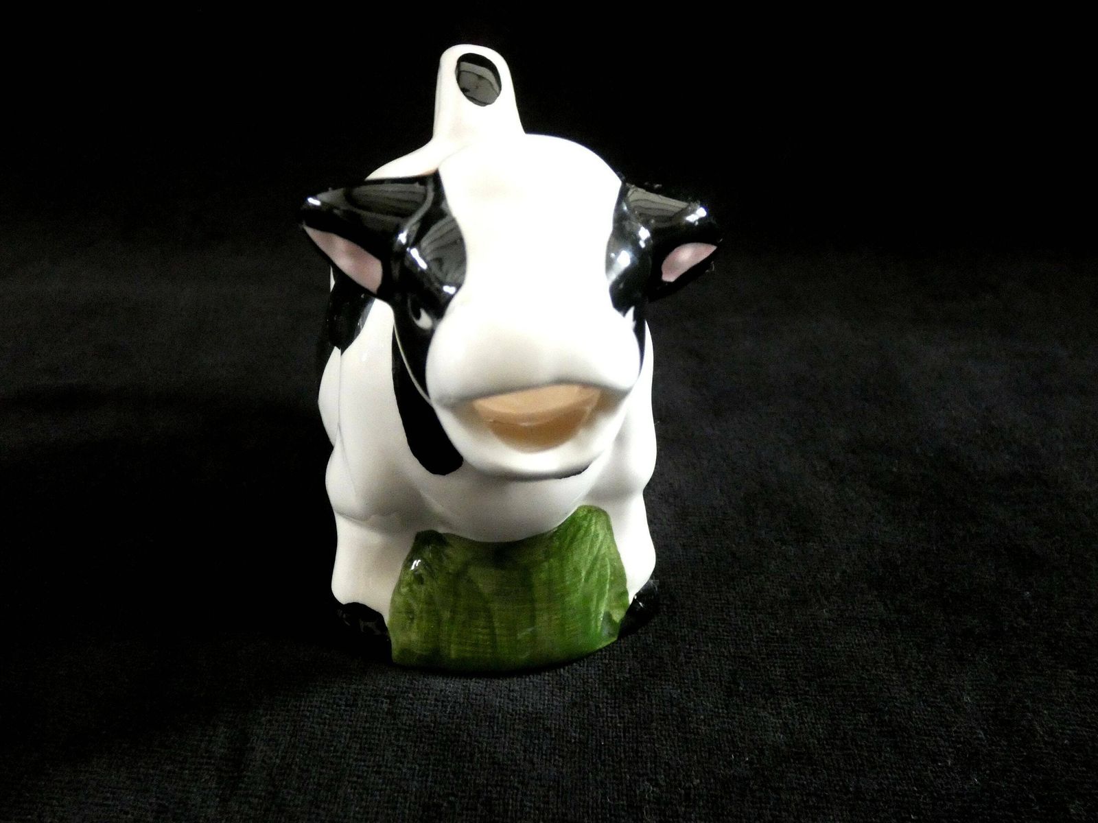 Vintage Franse Faience Koe Vormige Roomkan photo Woonaccessoires