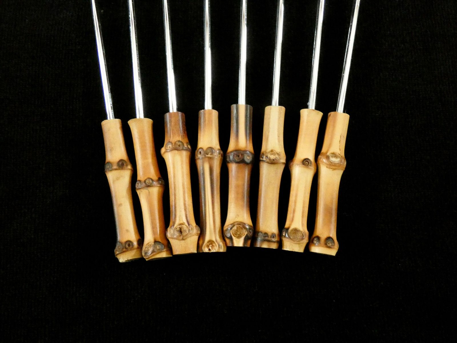 Franse Cocktaillepels Met Bamboesteel – Set Van 8 | Lange Steel | Mid Century Barware photo Woonaccessoires