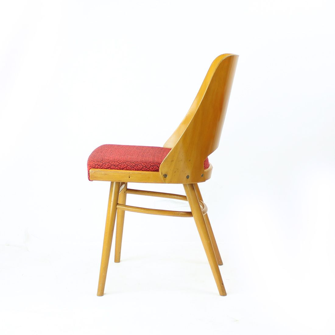 photo furniture Set Of Four Mid Century Modern Beech Chairs By Oswald Haerdtl For Thonet, 1960s
