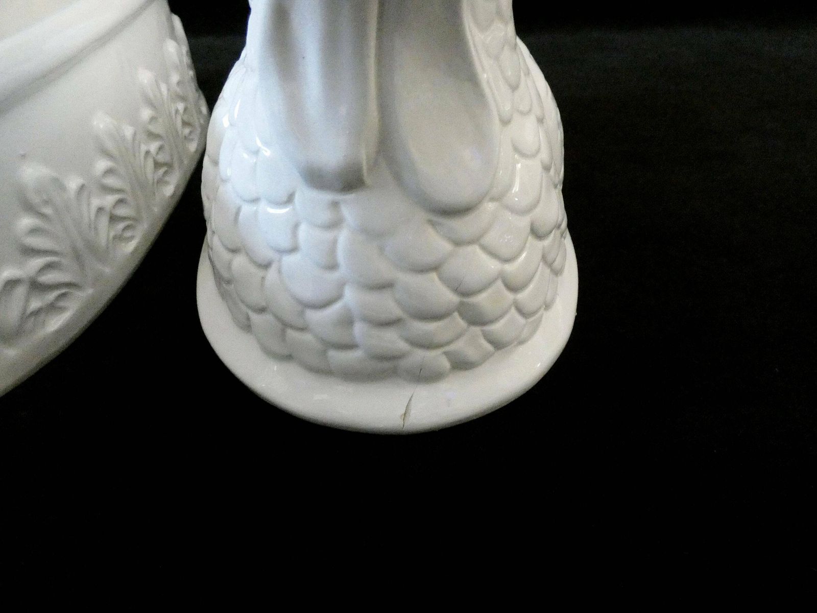 Bassano Chicken Tureen Vintage Majolica Hen Soup Tureen Italian Ceramic Rooster Covered Tureen Serving Bowl Bassano Pottery 60s photo vinterior