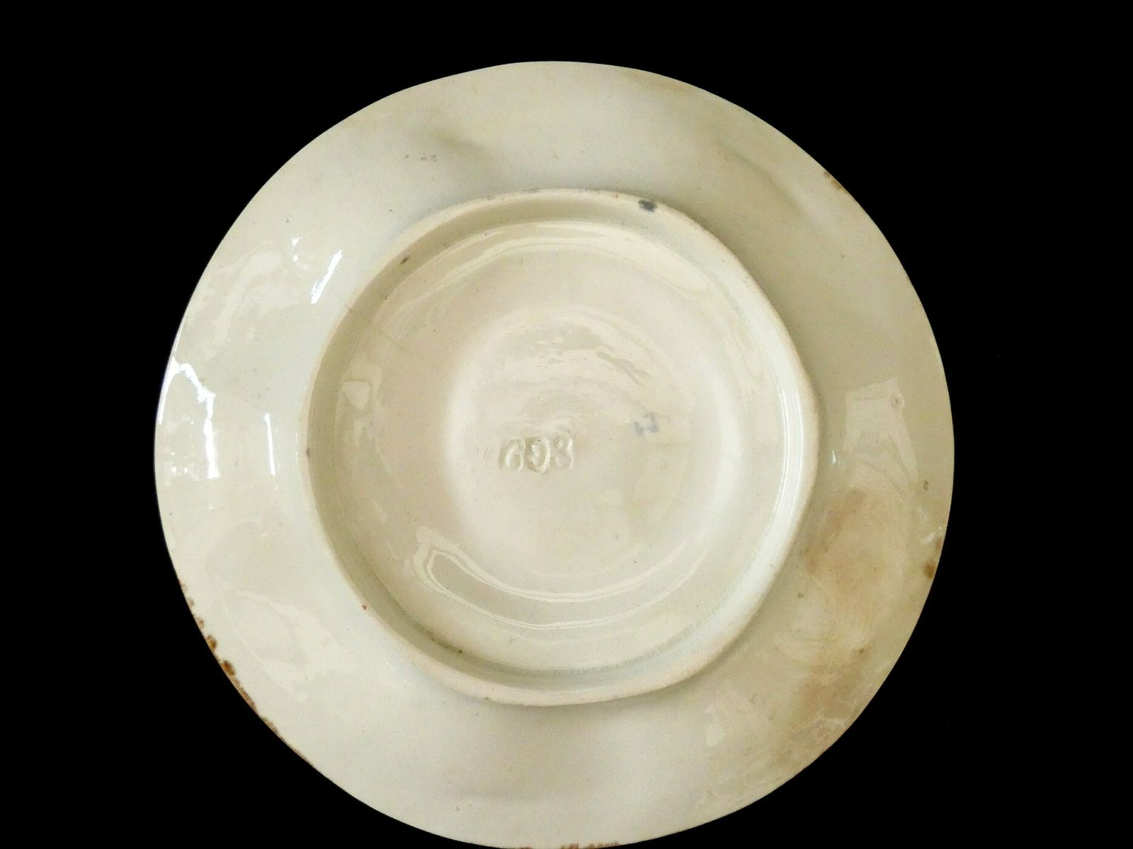 Antique French Provencal Oyster Plate Late 19th Century Brown Light Gray Yellow Majolica Palissy Ceramic Collector's Oyster Platter photo buy
