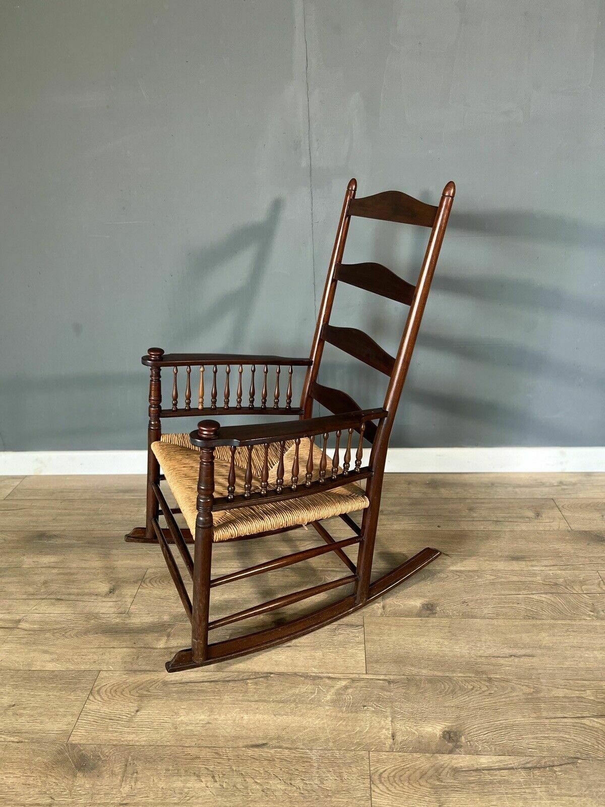 A Very Stylish Mahogany Rocking Chair In The Shaker Style photo Furniture