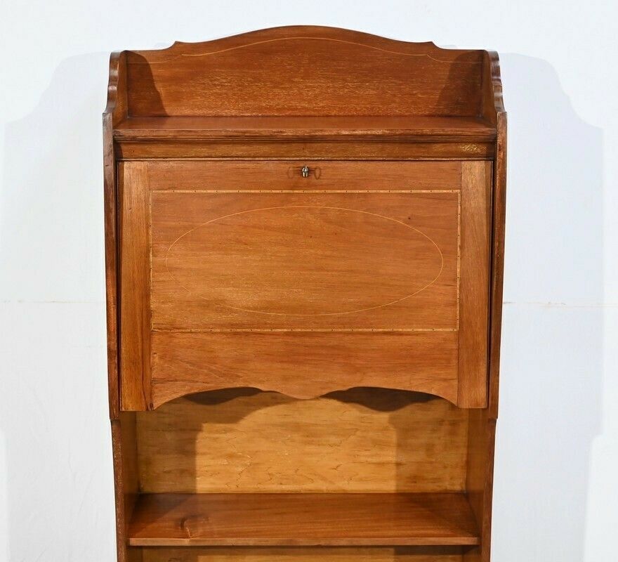Small Secretary Known As Billet Doux In Solid Mahogany England  Early 20th Century photo buy