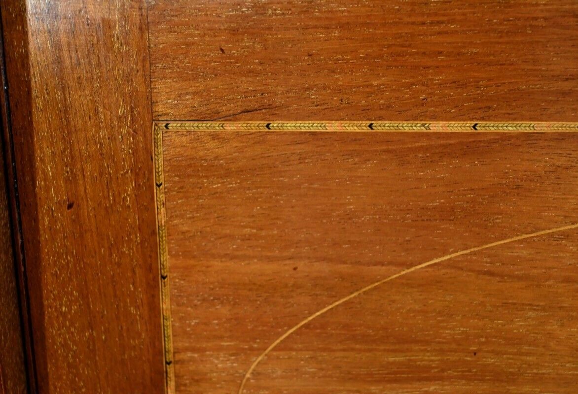 1525.06451583 Small Secretary Known As Billet Doux In Solid Mahogany England  Early 20th Century photo