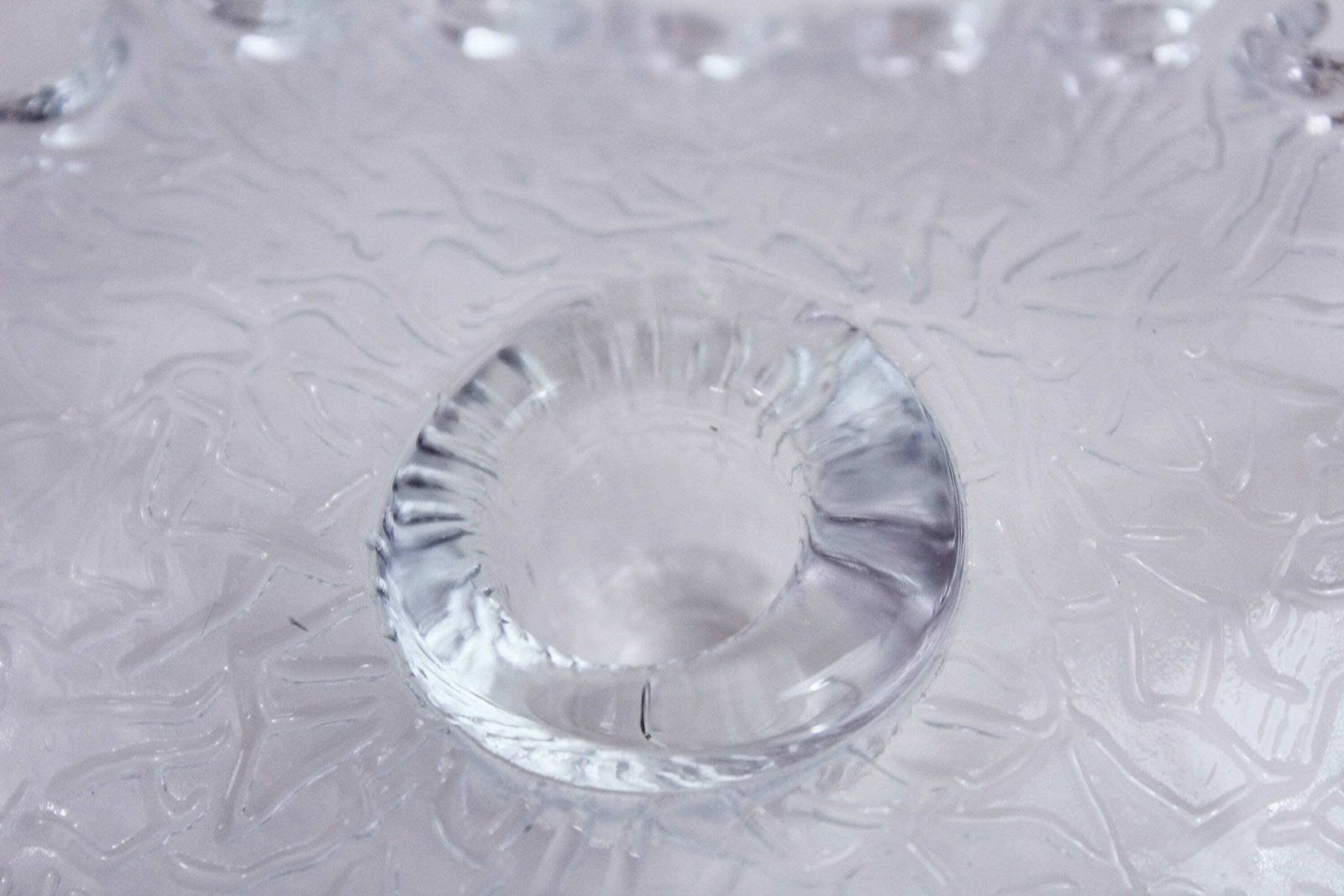 Wavy Glass Candle Holder From The 70s/80s photo buy