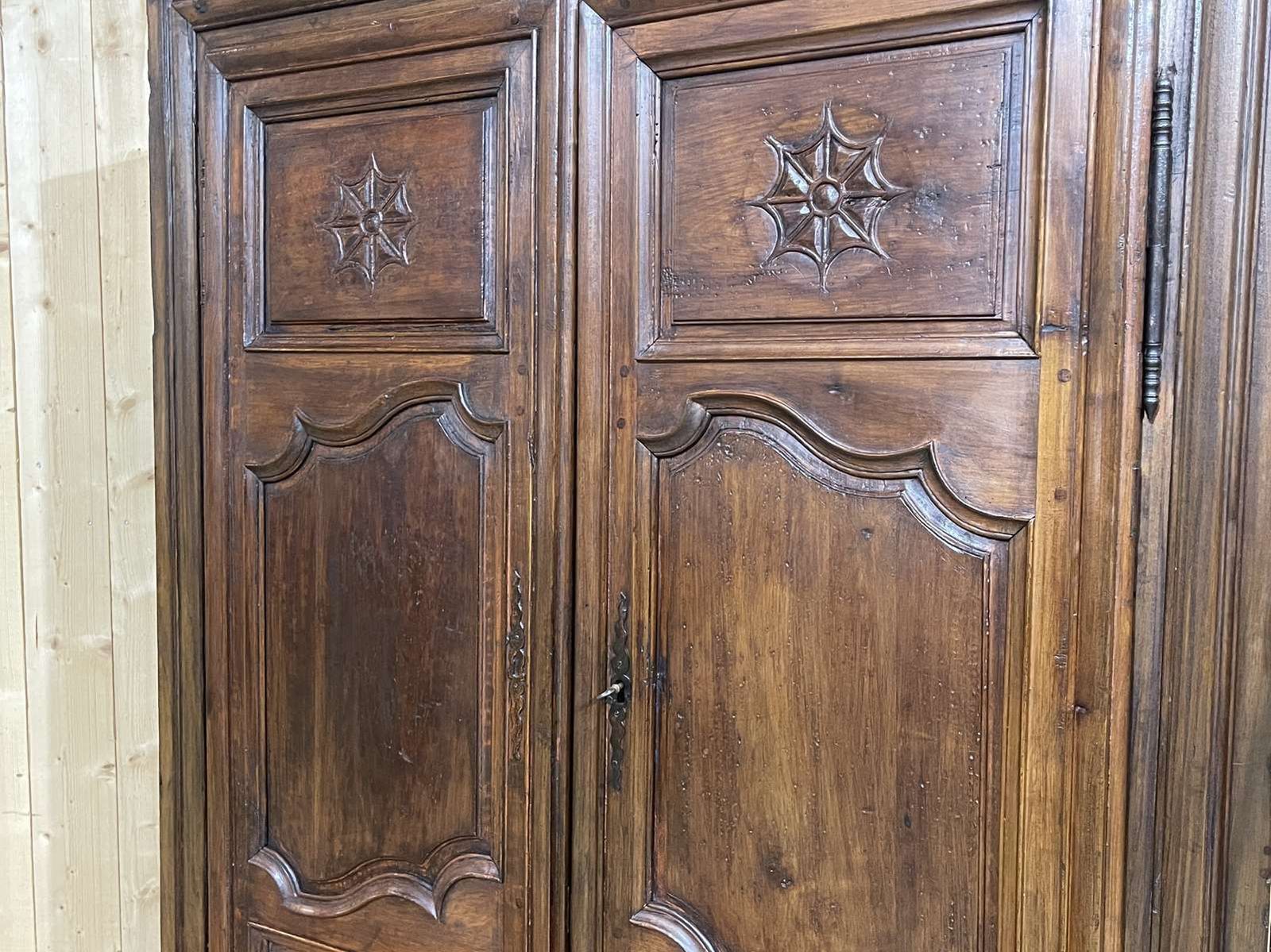 Breton Wardrobe In Cherry And Chestnut photo Furniture