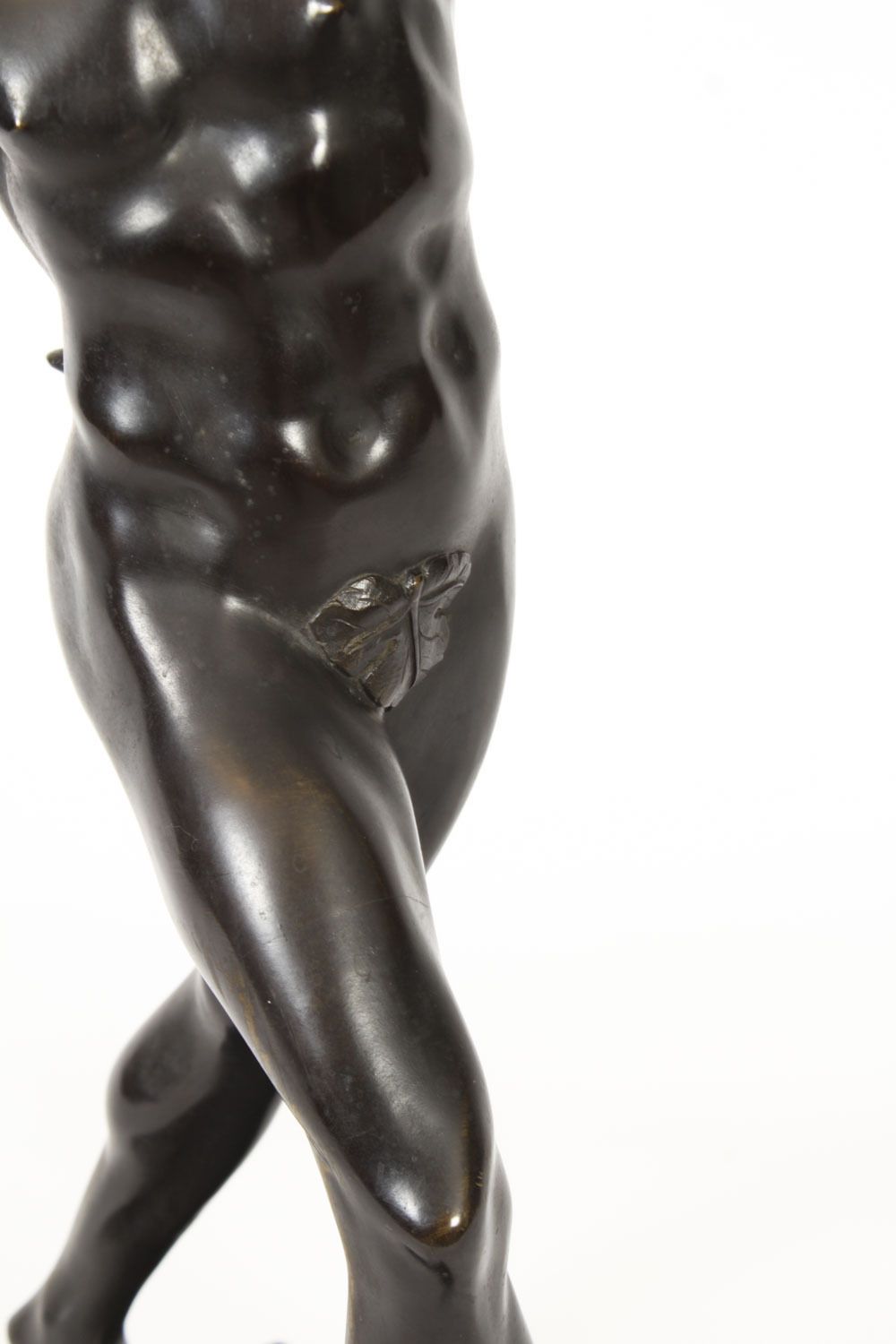 Antique Large Bronze Of  Pan Dancing Musee De Naple,Circa 1870 19th C photo vinterior