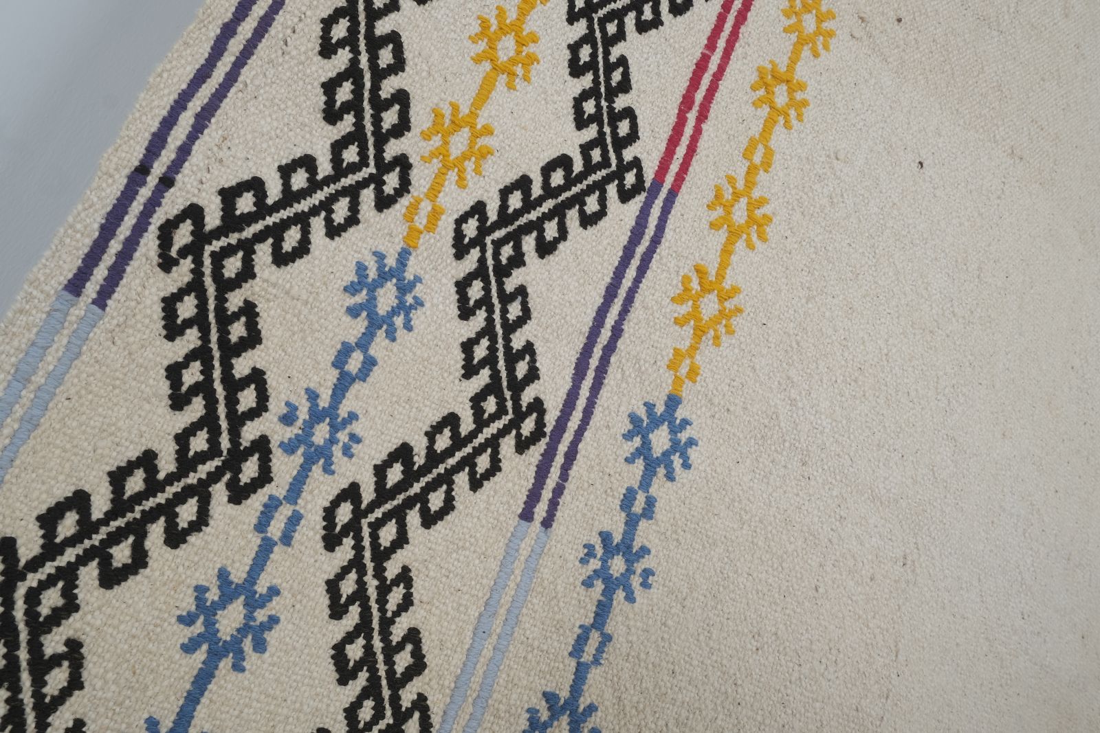 Mid Century Turkish Long And Narrow Kilim Runner, Boho Nomadic Stair Kilim photo 600.0