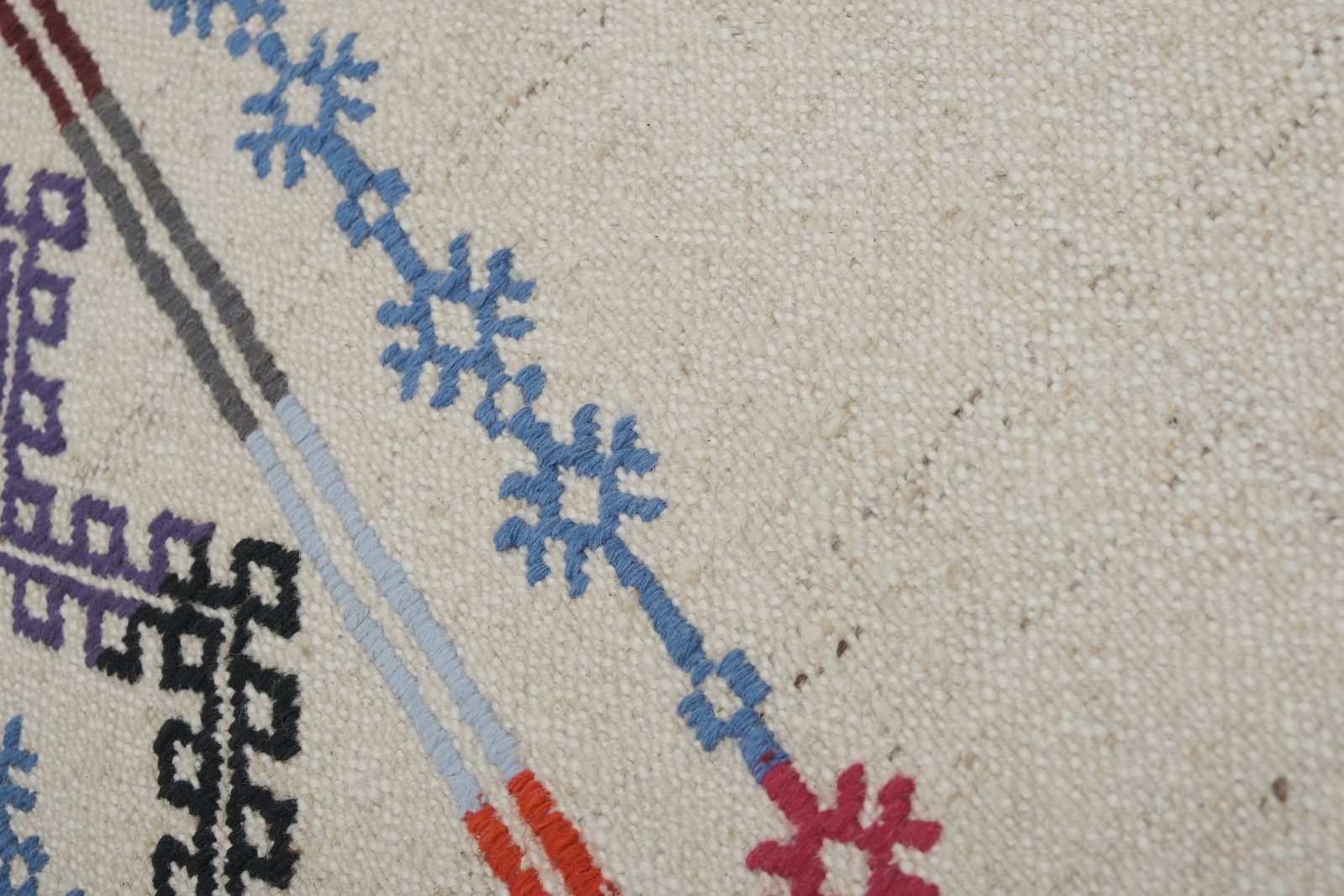 Textiles Mid Century Turkish Long And Narrow Kilim Runner, Boho Nomadic Stair Kilim photo
