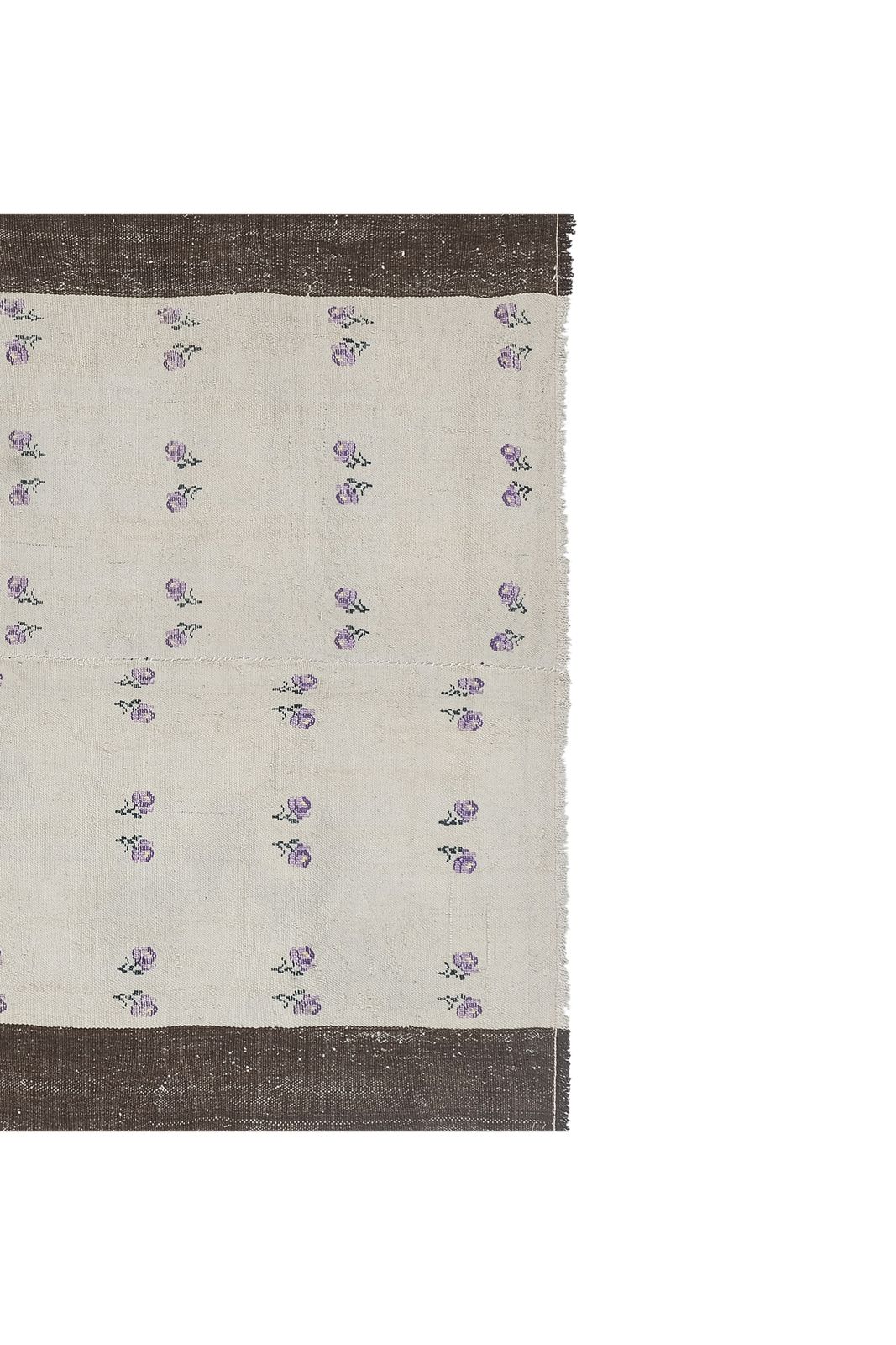 Turkish Natural Kilim With Fruits Pattern 3'11'' X 5'4'' photo 550.0