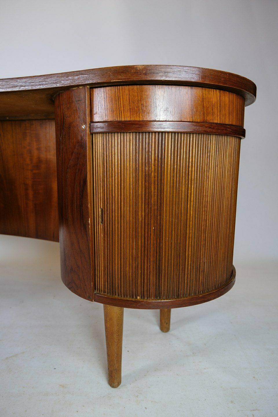 Desk Model 54 In Teak By Kai Kristiansen For Feldballes Møbelfabrik From 1954s photo Furniture