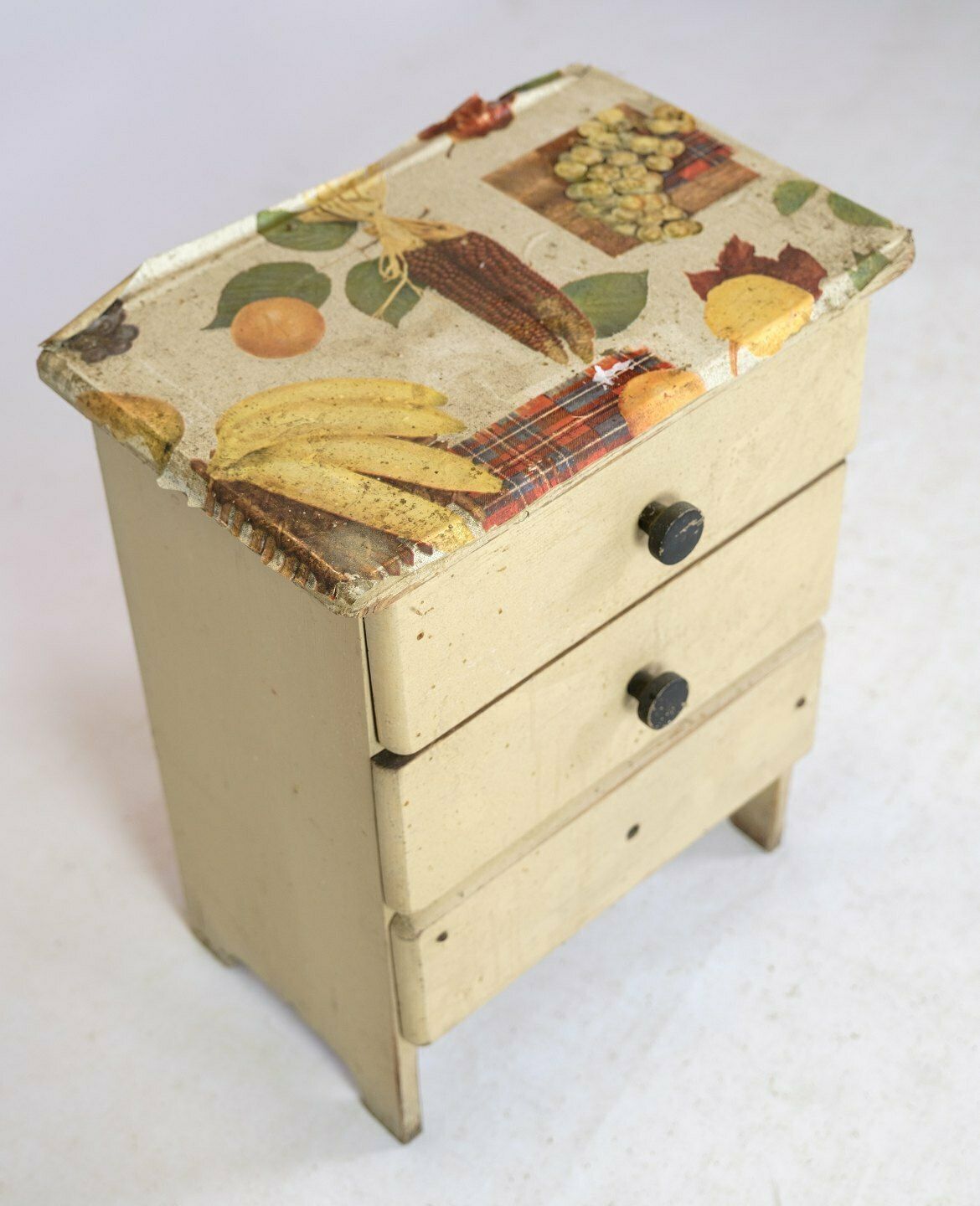 Children's Chest Of Drawers  In Painted Wood From 1890s photo for sale