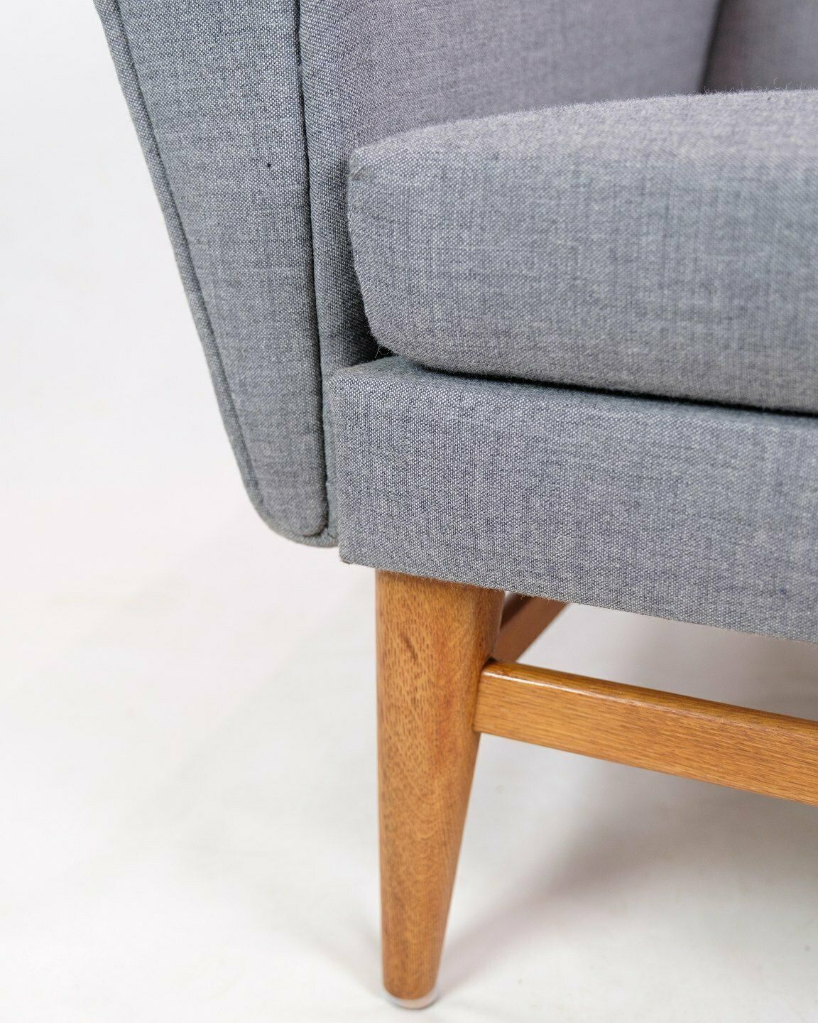 Armchair In Oak & Teak, Danish Design From 1960s photo for sale