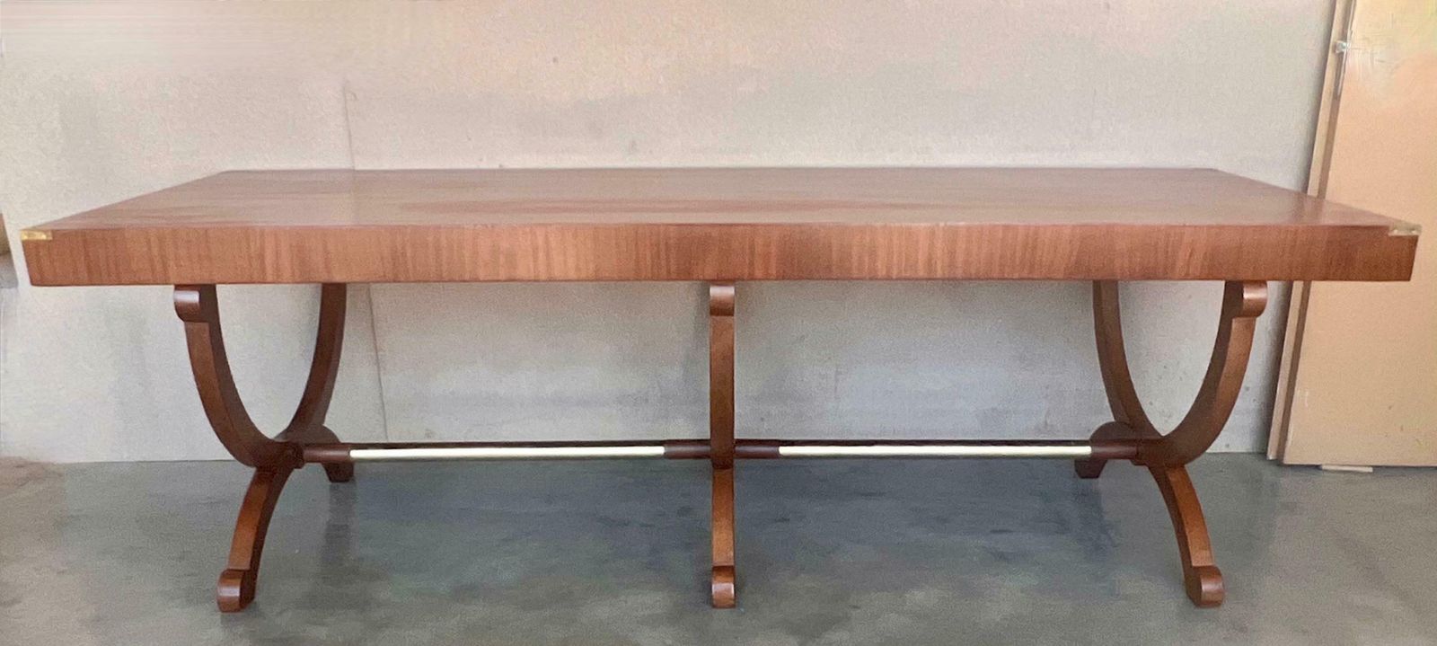 1930's Art Deco Large Dining Table Or Hall Table photo furniture