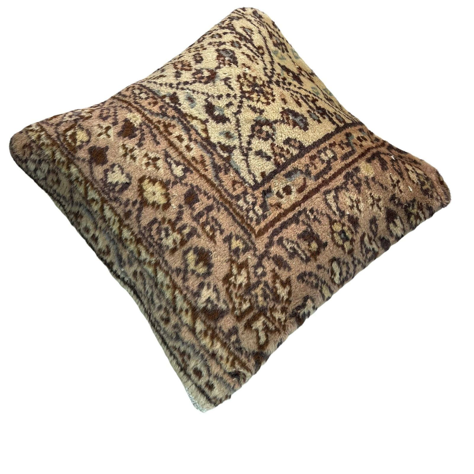 18'' X 18'' Vintage Handgemaakte Tapijtkussenhoes, 45 X 45 Cm Decoratieve Tapijtkussenhoes, Grote Vintage Turkse Tapijtkussenhoes photo furniture