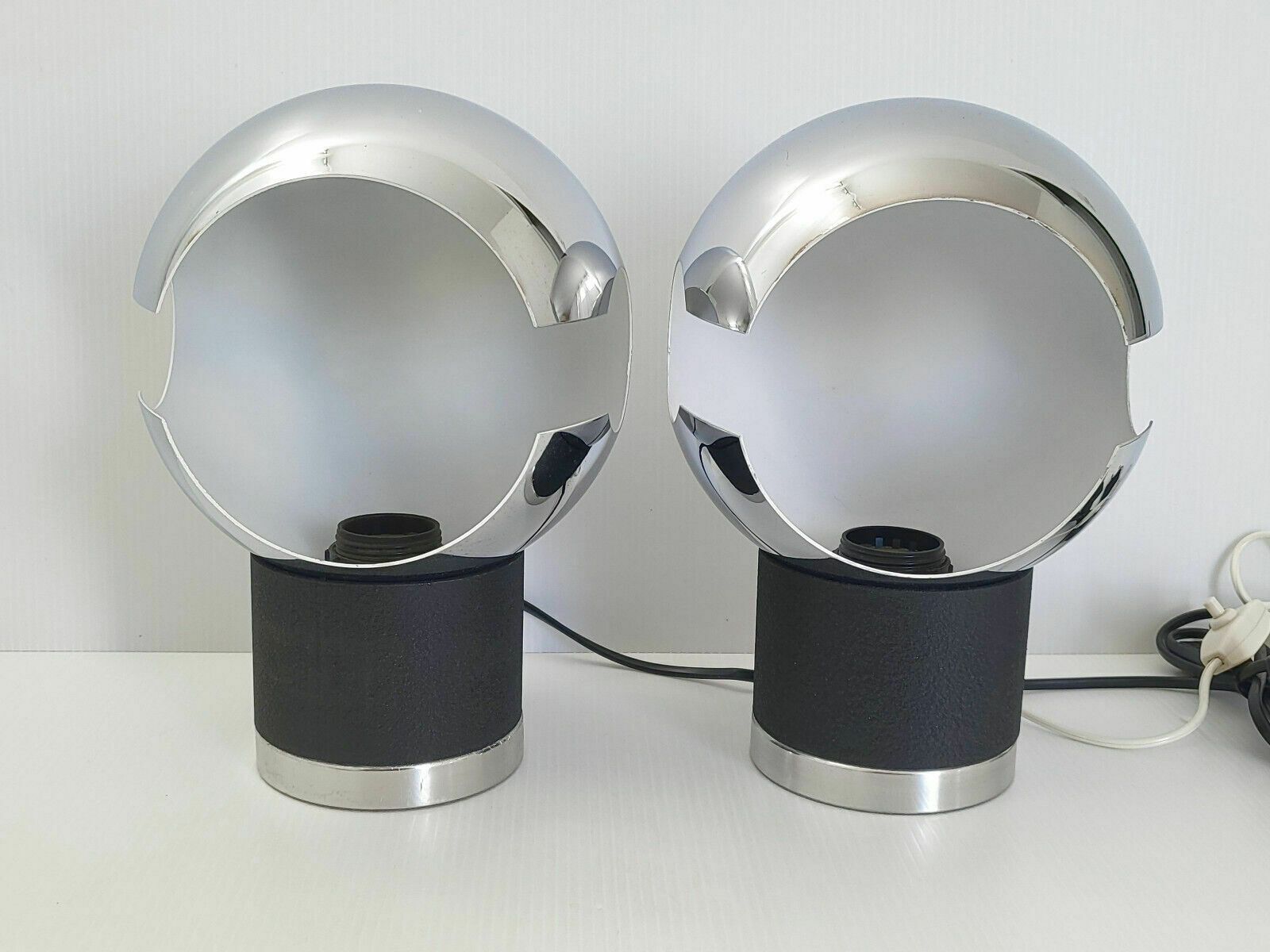 photo furniture Pair Of Vintage Lamps 1960 Italy Space Age 60s 1960s Retro Dlg Gae Aulenti