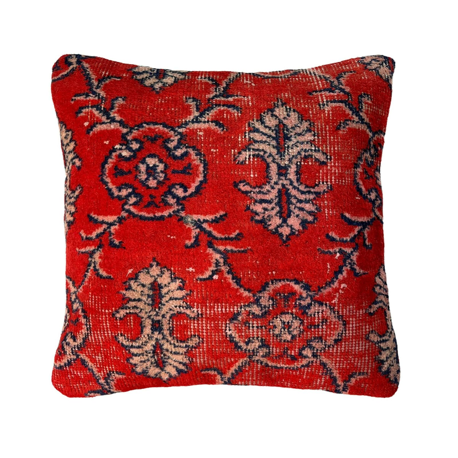 18'' X 18'' Vintage Handgemaakte Tapijtkussenhoes, 45 X 45 Cm Decoratieve Tapijtkussenhoes, Grote Vintage Turkse Tapijtkussenhoes